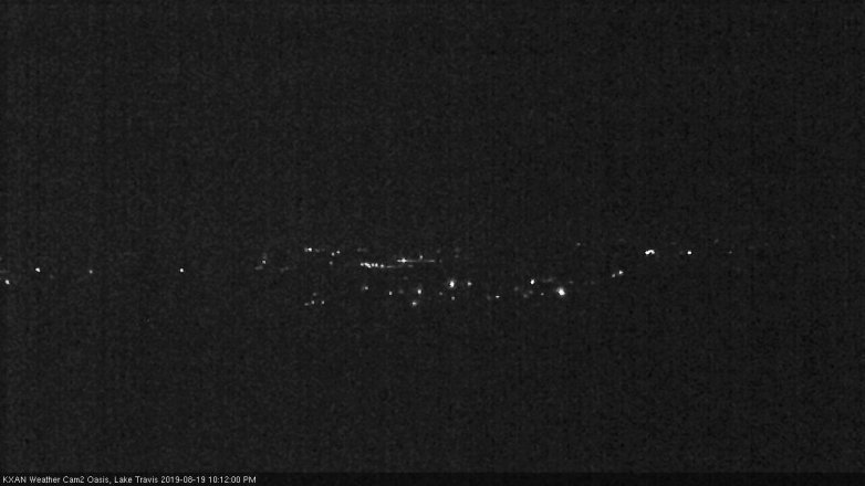 Lake Travis webcam, August 19, 2019 9:15 PM CT