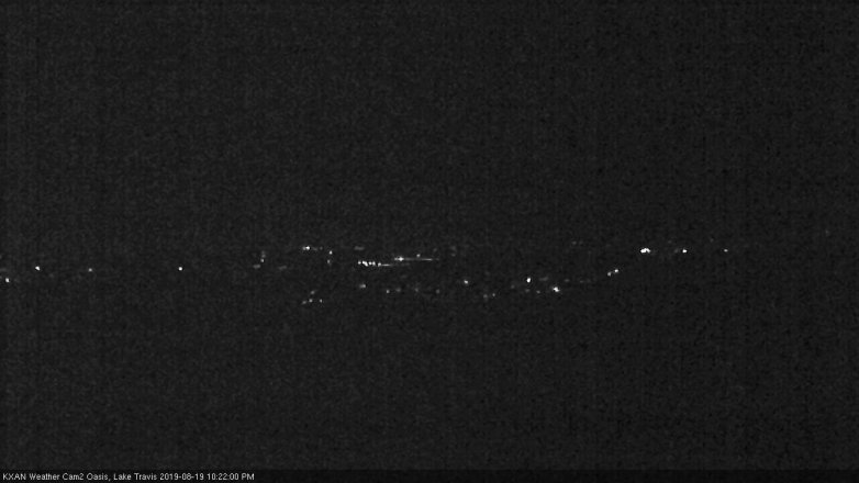 Lake Travis webcam, August 19, 2019 9:25 PM CT