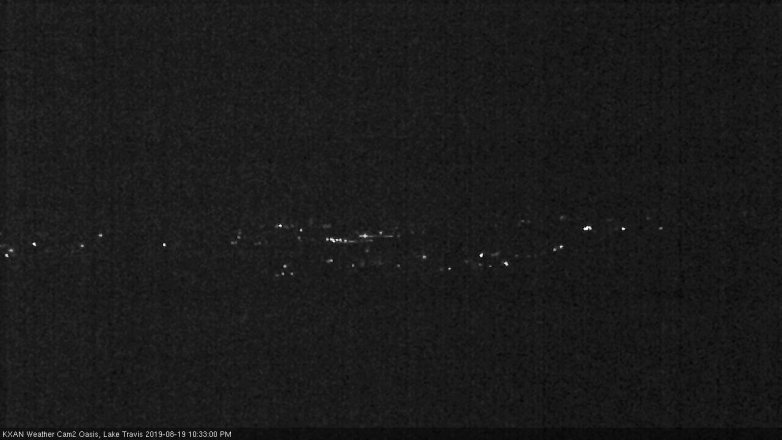 Lake Travis webcam, August 19, 2019 9:35 PM CT
