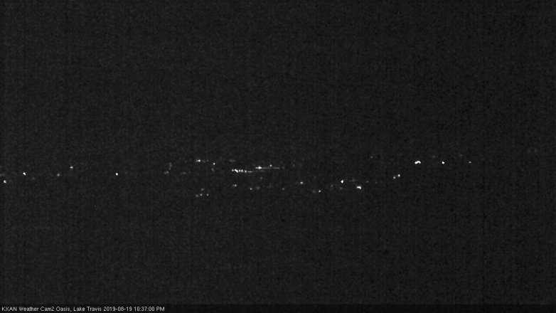Lake Travis webcam, August 19, 2019 9:40 PM CT