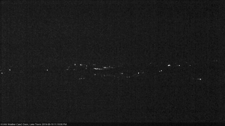 Lake Travis webcam, August 19, 2019 10:20 PM CT