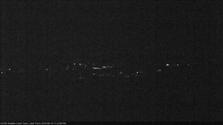 Lake Travis webcam, August 19, 2019 10:25 PM CT