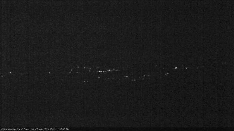 Lake Travis webcam, August 19, 2019 10:35 PM CT