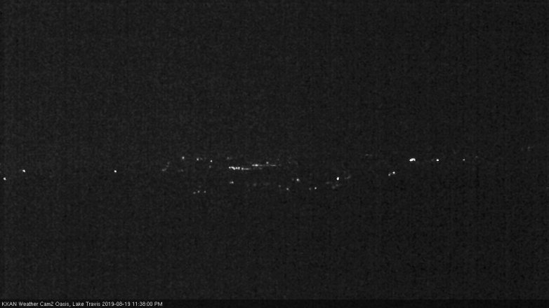 Lake Travis webcam, August 19, 2019 10:40 PM CT