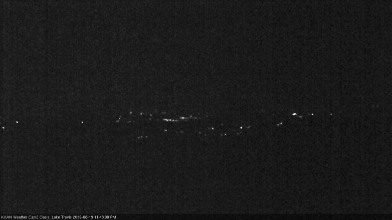 Lake Travis webcam, August 19, 2019 10:50 PM CT