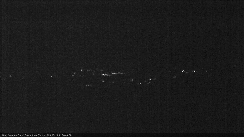 Lake Travis webcam, August 19, 2019 10:55 PM CT