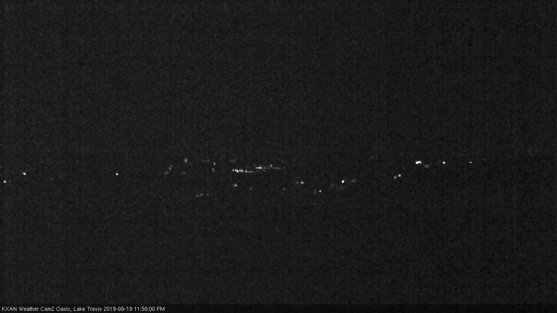 Lake Travis webcam, August 19, 2019 11:00 PM CT