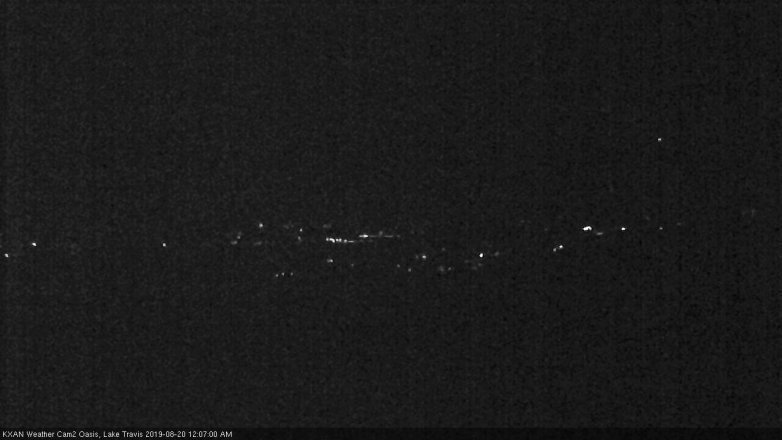 Lake Travis webcam, August 19, 2019 11:10 PM CT