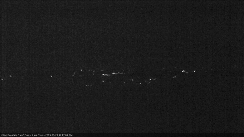 Lake Travis webcam, August 19, 2019 11:20 PM CT