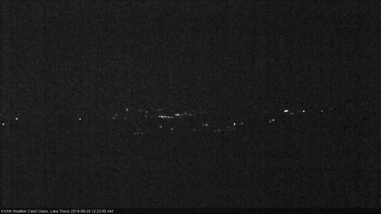 Lake Travis webcam, August 19, 2019 11:25 PM CT