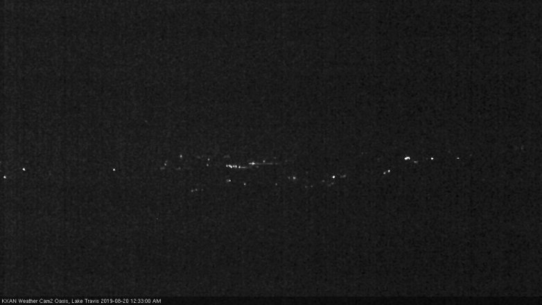 Lake Travis webcam, August 19, 2019 11:35 PM CT