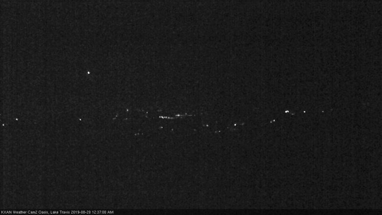 Lake Travis webcam, August 19, 2019 11:40 PM CT