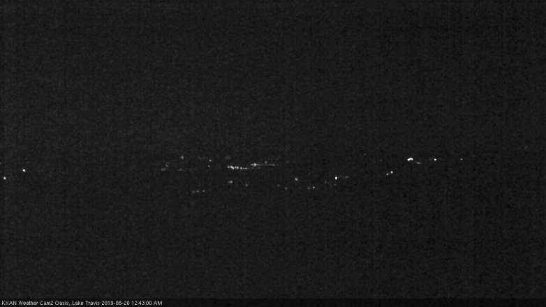 Lake Travis webcam, August 19, 2019 11:45 PM CT