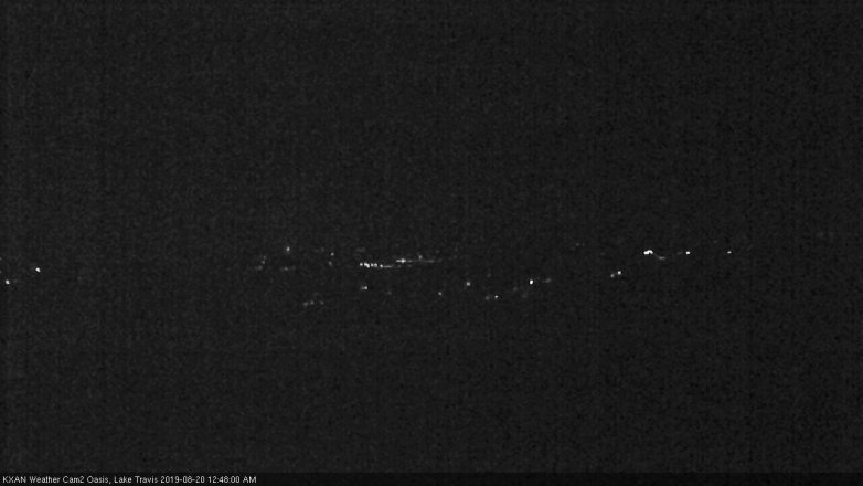 Lake Travis webcam, August 19, 2019 11:50 PM CT
