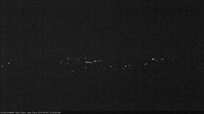 Lake Travis webcam, August 19, 2019 11:55 PM CT