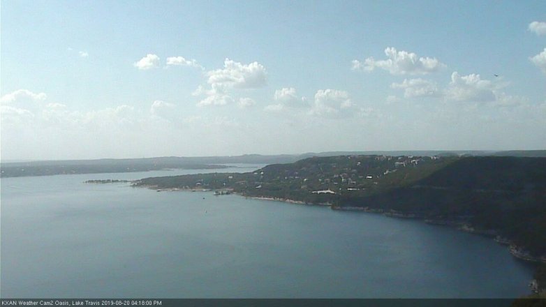 Lake Travis webcam, August 20, 2019 3:20 PM CT