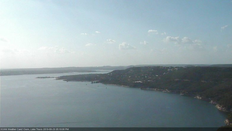 Lake Travis webcam, August 20, 2019 4:20 PM CT