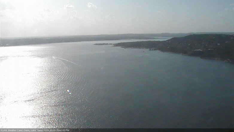 Lake Travis webcam, August 20, 2019 4:45 PM CT