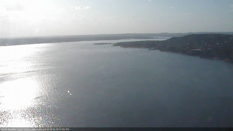 Lake Travis webcam, August 20, 2019 4:50 PM CT