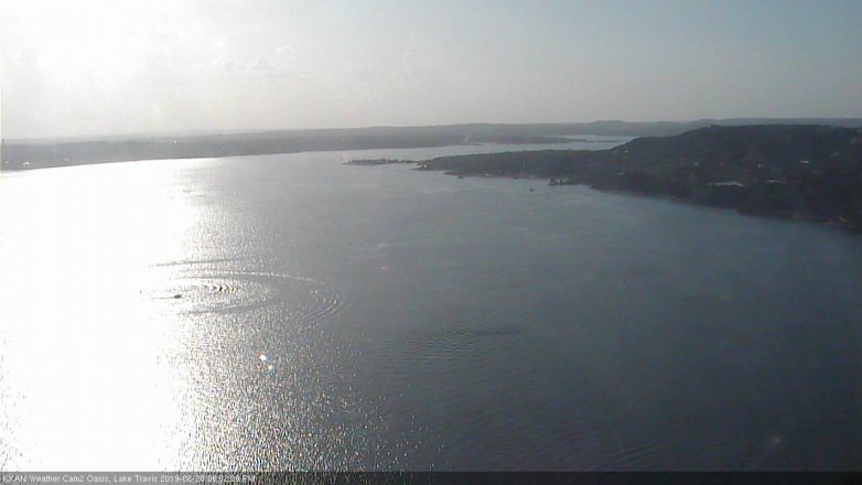 Lake Travis webcam, August 20, 2019 5:05 PM CT