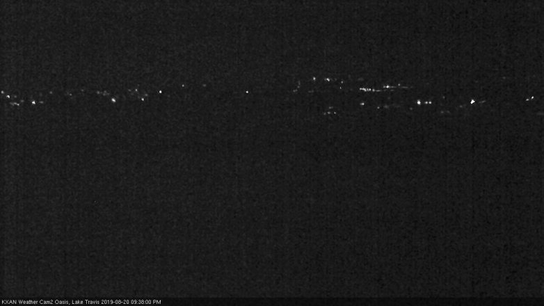 Lake Travis webcam, August 20, 2019 8:40 PM CT