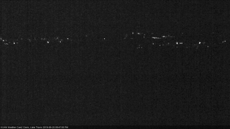 Lake Travis webcam, August 20, 2019 8:50 PM CT