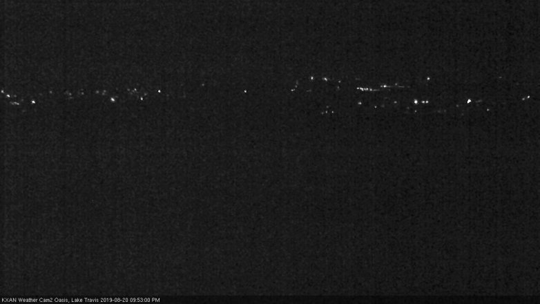 Lake Travis webcam, August 20, 2019 8:55 PM CT