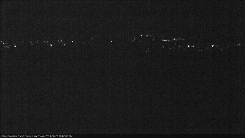 Lake Travis webcam, August 20, 2019 9:05 PM CT