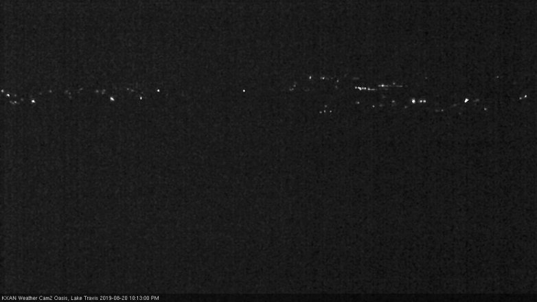 Lake Travis webcam, August 20, 2019 9:15 PM CT