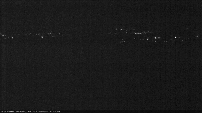 Lake Travis webcam, August 20, 2019 9:25 PM CT