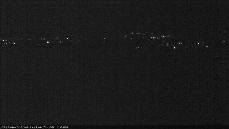 Lake Travis webcam, August 20, 2019 9:35 PM CT