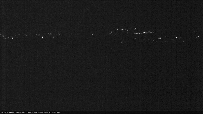 Lake Travis webcam, August 20, 2019 9:55 PM CT