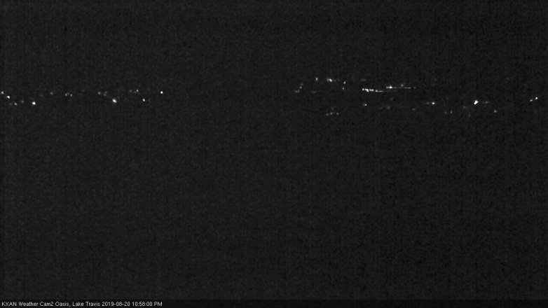 Lake Travis webcam, August 20, 2019 10:00 PM CT