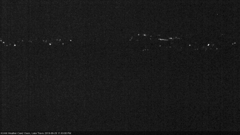 Lake Travis webcam, August 20, 2019 10:05 PM CT