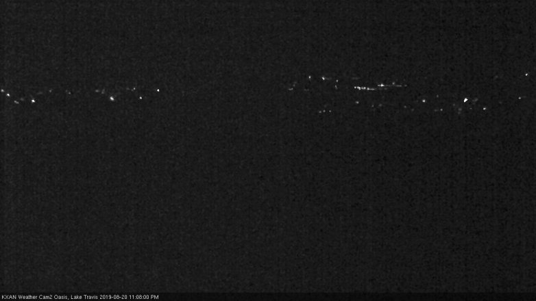 Lake Travis webcam, August 20, 2019 10:10 PM CT