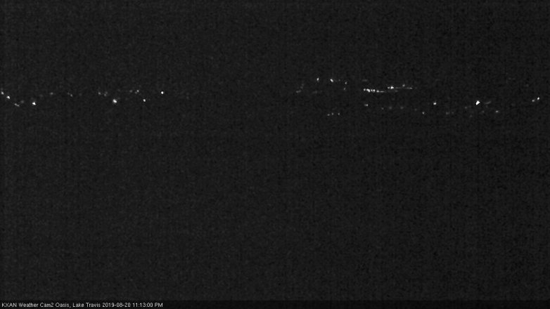 Lake Travis webcam, August 20, 2019 10:15 PM CT