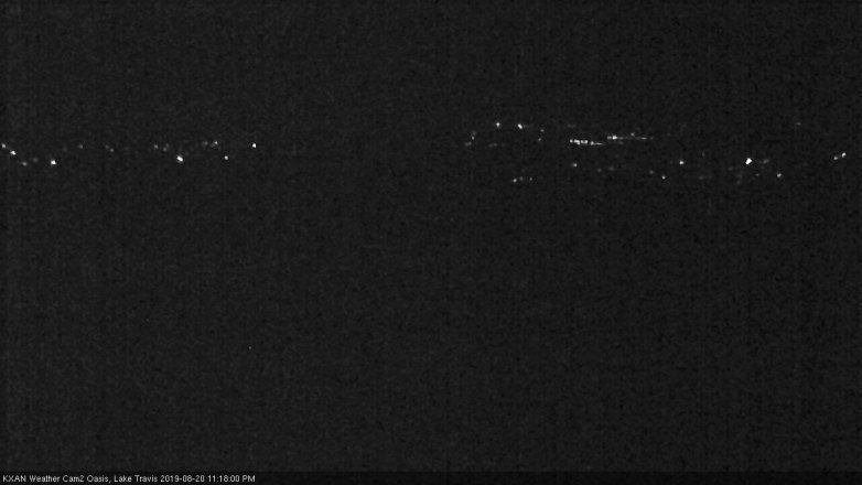 Lake Travis webcam, August 20, 2019 10:20 PM CT
