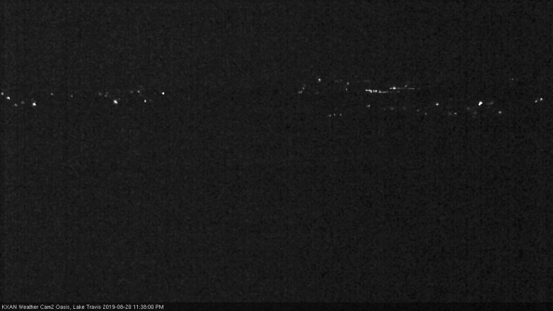 Lake Travis webcam, August 20, 2019 10:40 PM CT