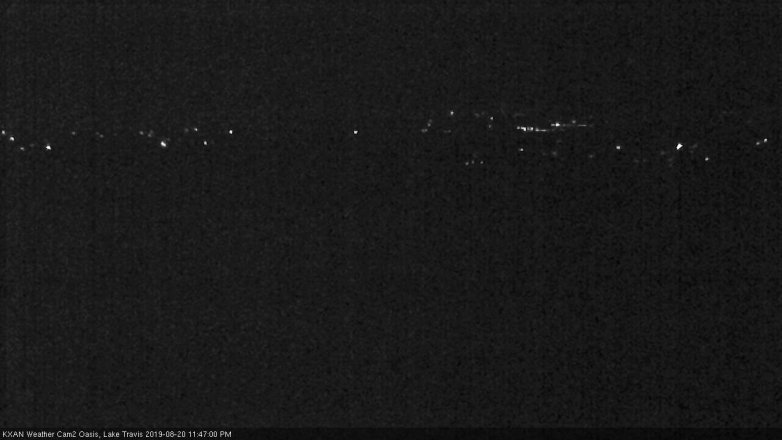 Lake Travis webcam, August 20, 2019 10:50 PM CT