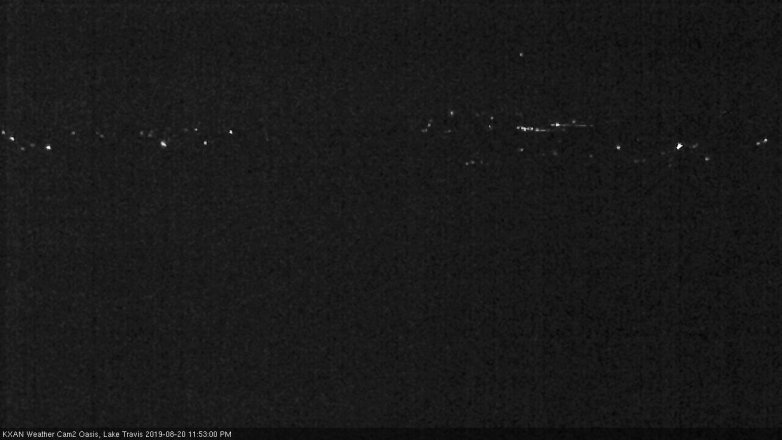 Lake Travis webcam, August 20, 2019 10:55 PM CT