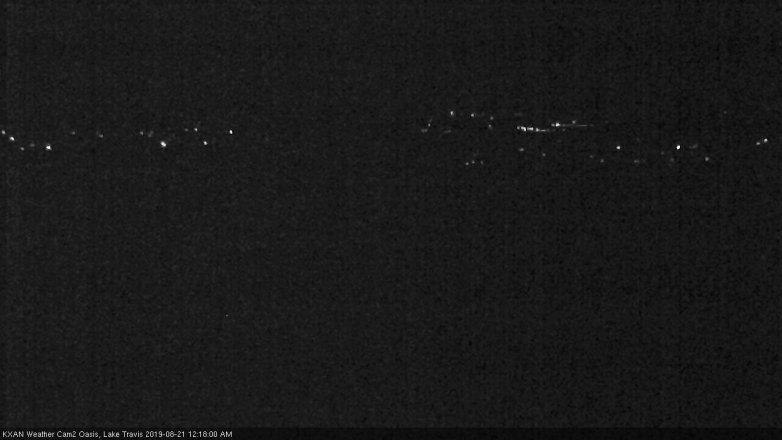 Lake Travis webcam, August 20, 2019 11:20 PM CT
