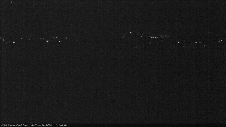 Lake Travis webcam, August 20, 2019 11:25 PM CT