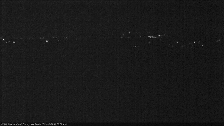 Lake Travis webcam, August 20, 2019 11:40 PM CT