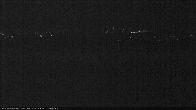 Lake Travis webcam, August 20, 2019 11:45 PM CT