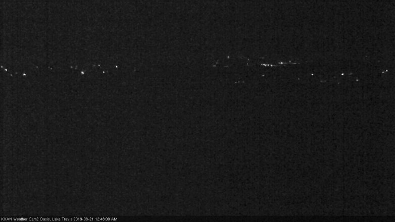 Lake Travis webcam, August 20, 2019 11:50 PM CT