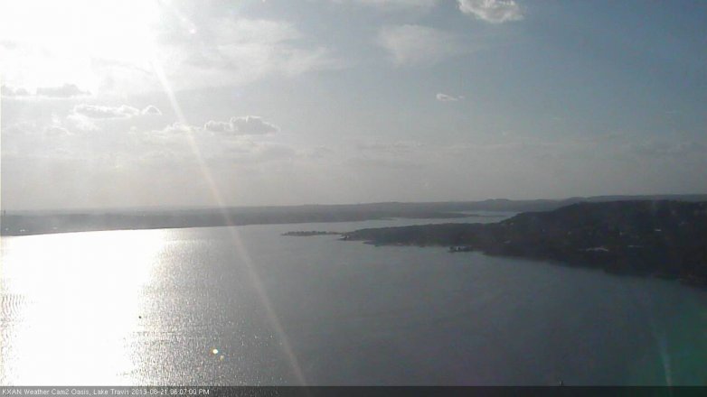 Lake Travis webcam, August 21, 2019 5:10 PM CT