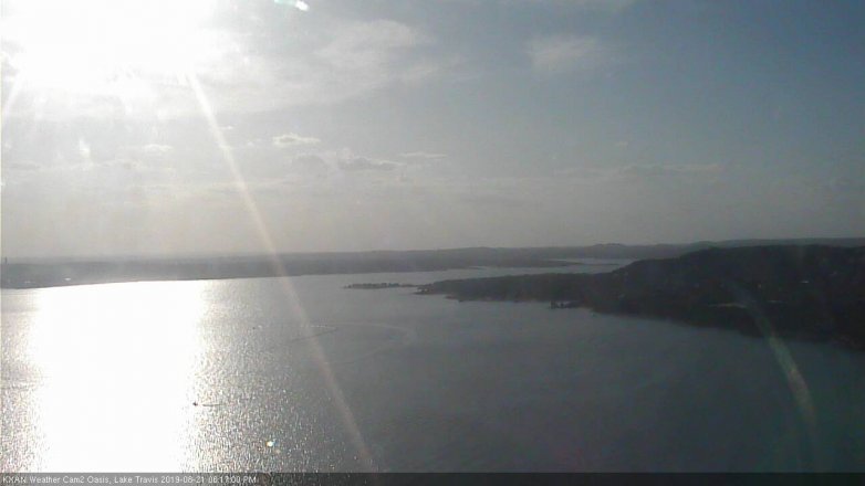Lake Travis webcam, August 21, 2019 5:20 PM CT
