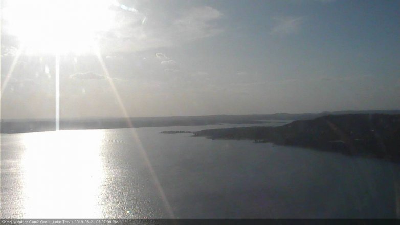 Lake Travis webcam, August 21, 2019 5:30 PM CT