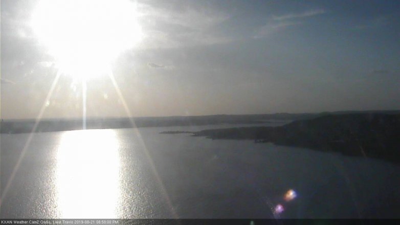 Lake Travis webcam, August 21, 2019 6:00 PM CT