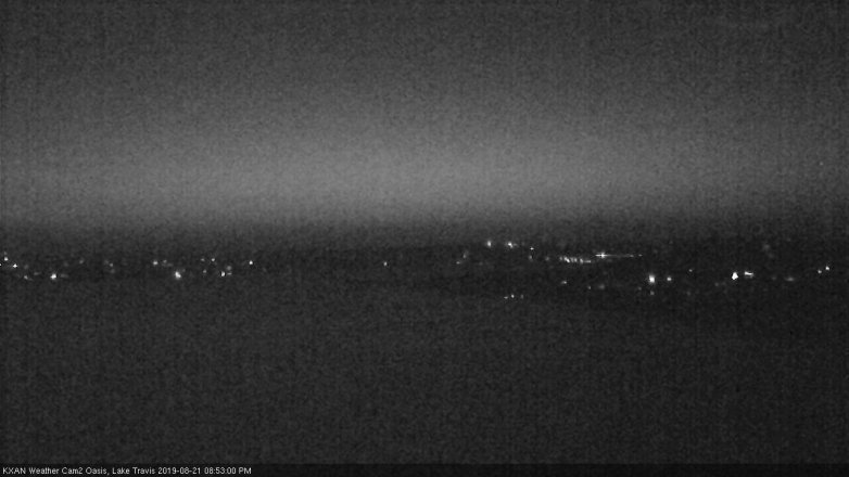 Lake Travis webcam, August 21, 2019 7:55 PM CT